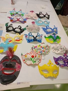 Barvanje pustnih mask 6